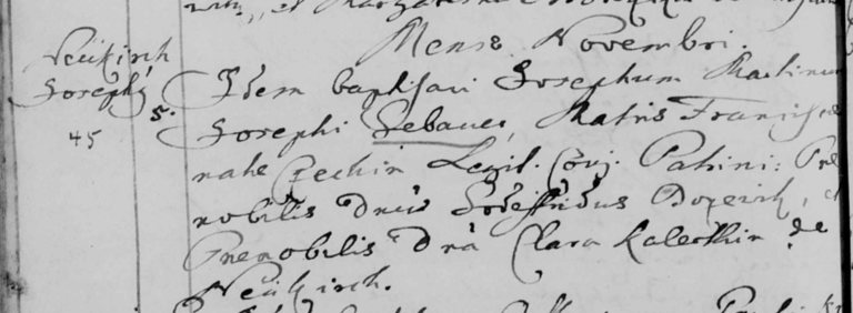 05 NOV 1765 Godefridus Bosewitz