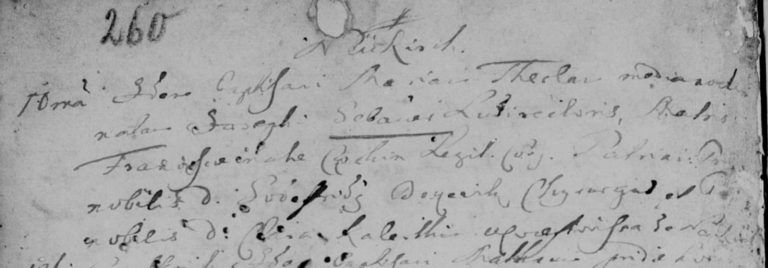 10 SEP 1767 Godefridus Bosewitz