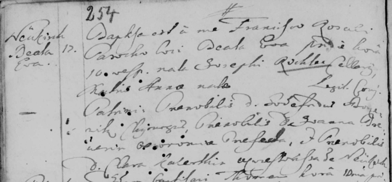 12 DEC 1766 Godefriduz Bosewitz